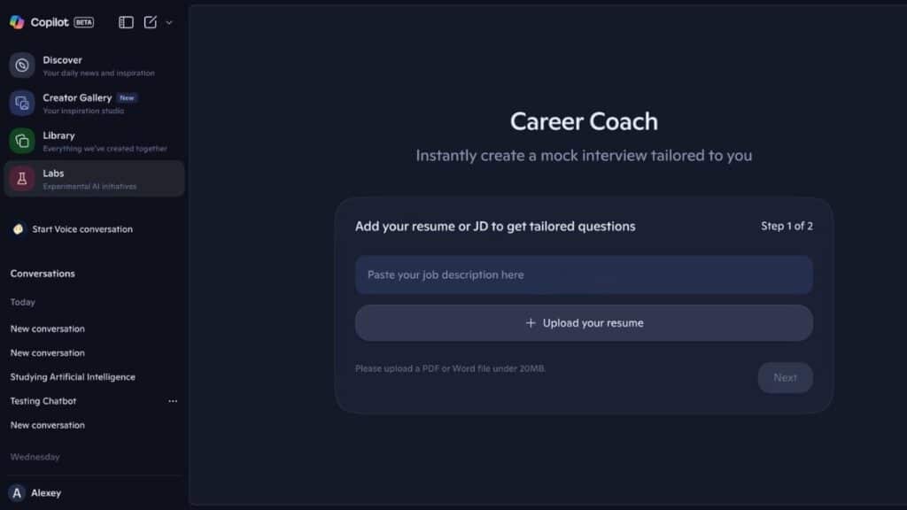 Copilot Career Coach