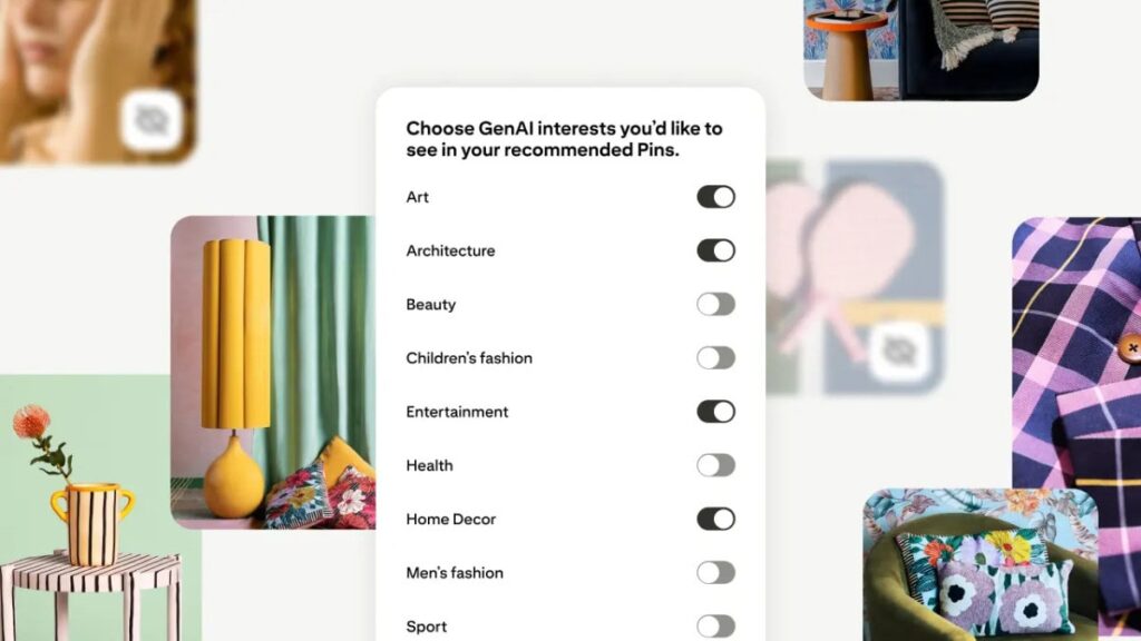 Feed de Pinterest se Actualiza para Limitar la Aparición de Contenido de IA