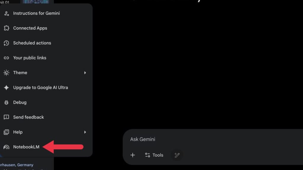 Google quiere Importar Notas de NotebookLM en Google Gemini