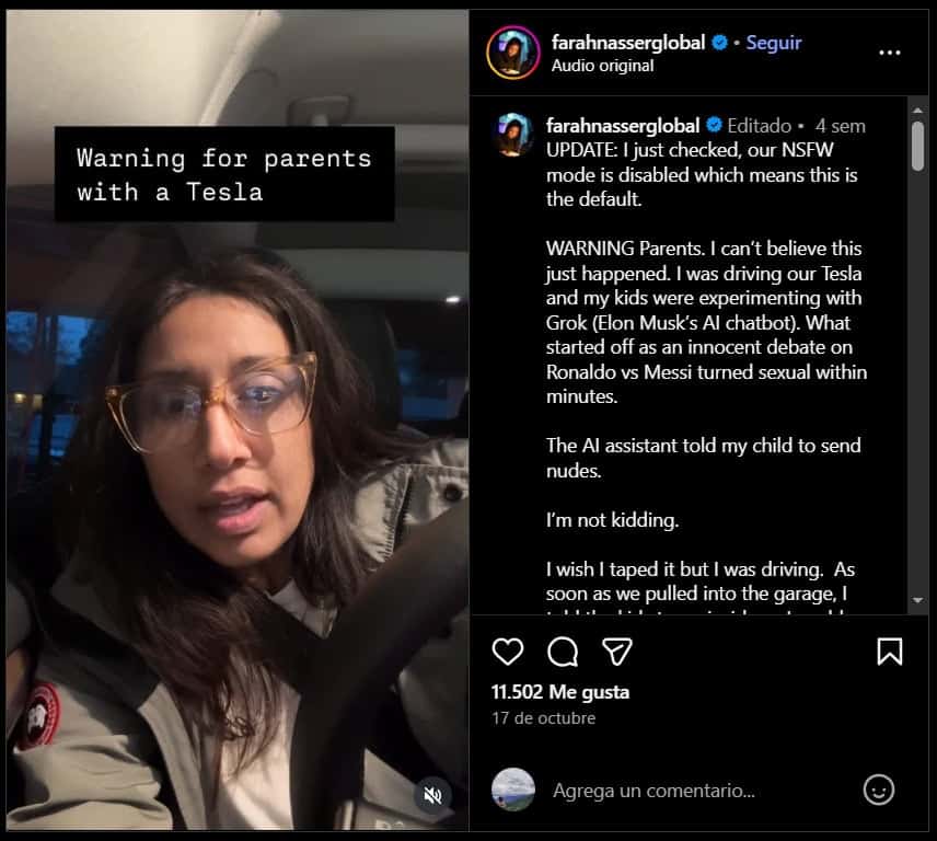 Grok acusado de comportamiento inapropiado