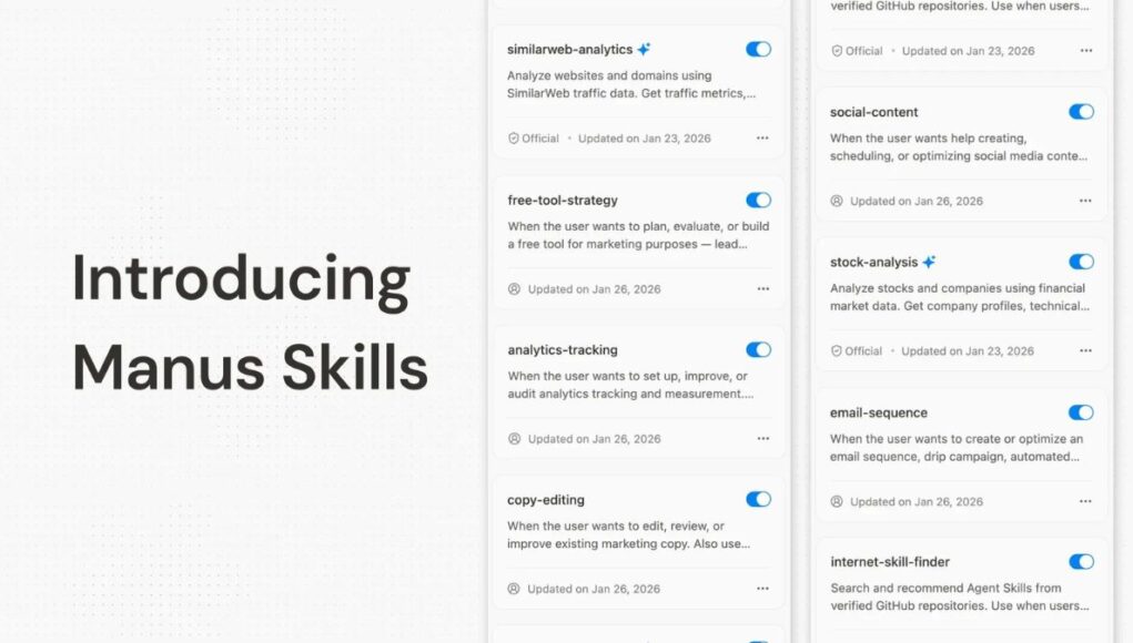 Manus-AI-Lanza-el-Estandar-Abierto-Agent-Skills-Para-Flujos-de-Trabajo-con-IA