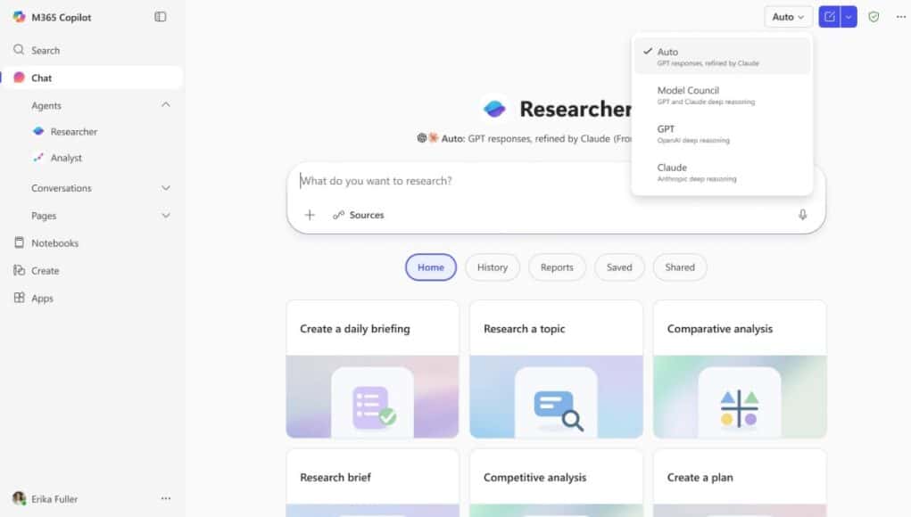 Microsoft 365 Copilot Adopta un Sistema Multimodelo Aprovechando Conjuntamente a ChatGPT y Claude Microsoft 365 Copilot Adopta un Sistema Multimodelo Aprovechando Conjuntamente a ChatGPT y Claude