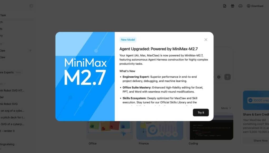 MiniMax M2.7, Nuevo Modelo de IA Multiagente con Aprendizaje por Refuerzo para Flujos Complejos MiniMax M2.7: Nuevo Modelo de IA Multiagente con Aprendizaje por Refuerzo para Flujos Complejos