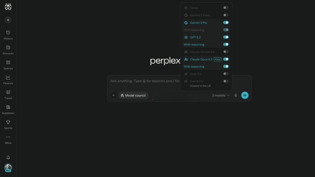 Perplexity Estrena el Model Council Combinando 3 Modelos de IA