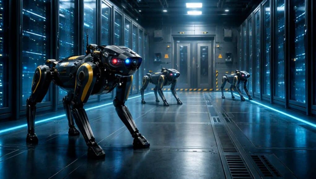 Perros robot Sustituyen a los Vigilantes en Centros de Datos de IA, y es un Beneficio para el Sector Perros robot Sustituyen a los Vigilantes en Centros de Datos de IA, y es un Beneficio para el Sector