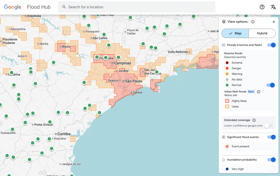 Un radar alternativo para regiones con pocos datos
