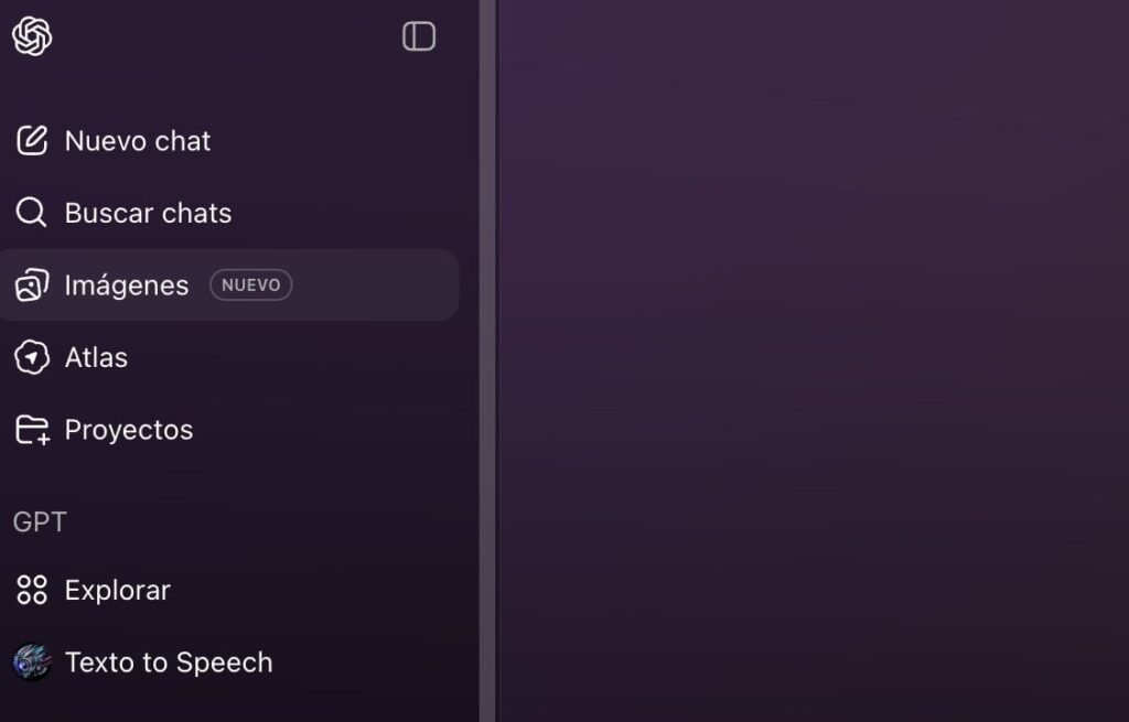 La herramienta de ChatGPT Imágenes
