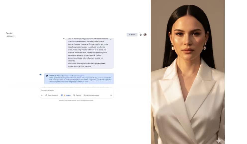 prompt detallado con el estilo deseado