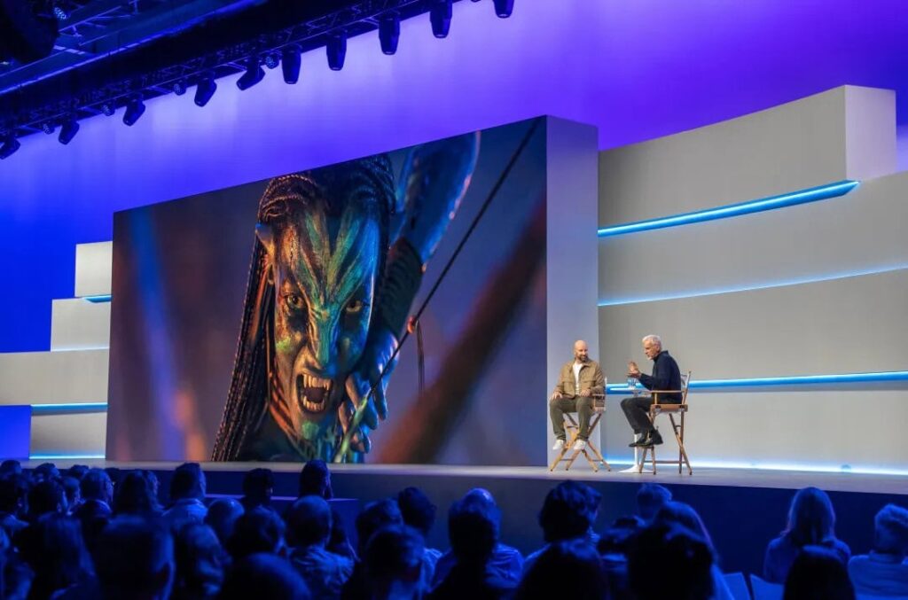 James Cameron en Meta Connect