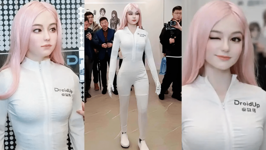 Moya el nuevo robot humanoide de la empresa china DroidUp