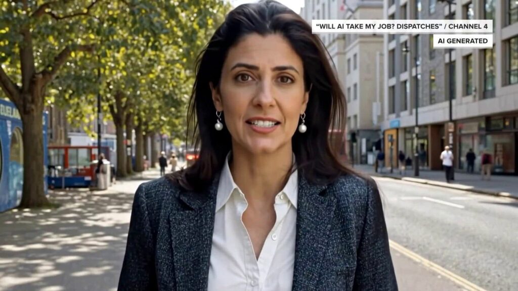 Una presentadora IA cambia tu confianza al ver informativos en televisión