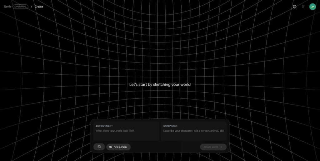 Acceso al experimento público de Genie 3