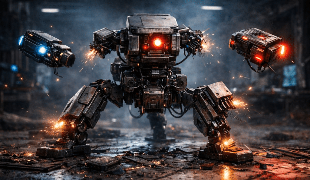 Arquitectura distinta a la robótica móvil tradicional