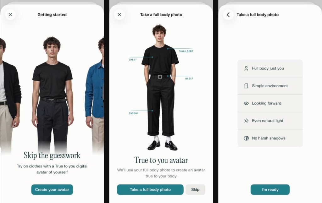 Perplexity prueba virtual de ropa en iOS