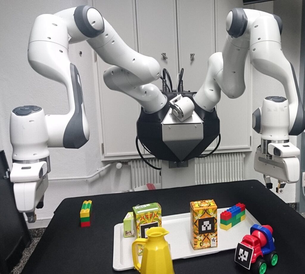 robot bimanual Franka