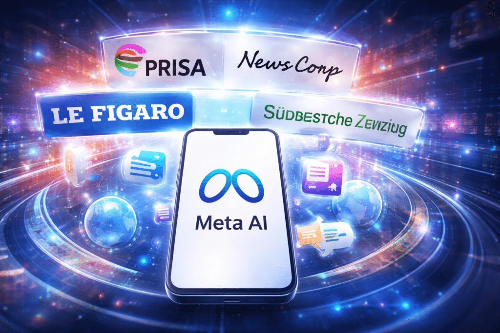 Meta hace alianza con medios globales para integrar sus noticias en Meta IA en Europa