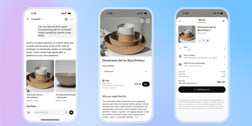 Métodos de pago compatibles con Instant Checkout en ChatGPT