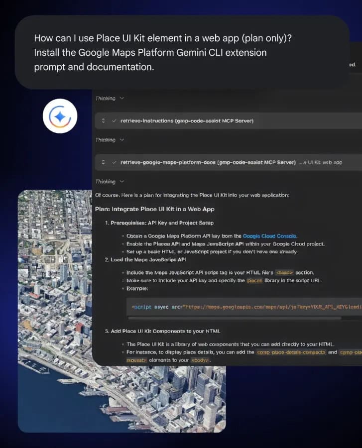 Servidor MCP y toolkit code assistant para usar la documentación de Maps