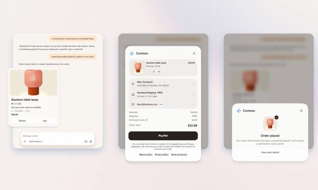 “Agentic commerce” y “store sync”: el verdadero pegamento