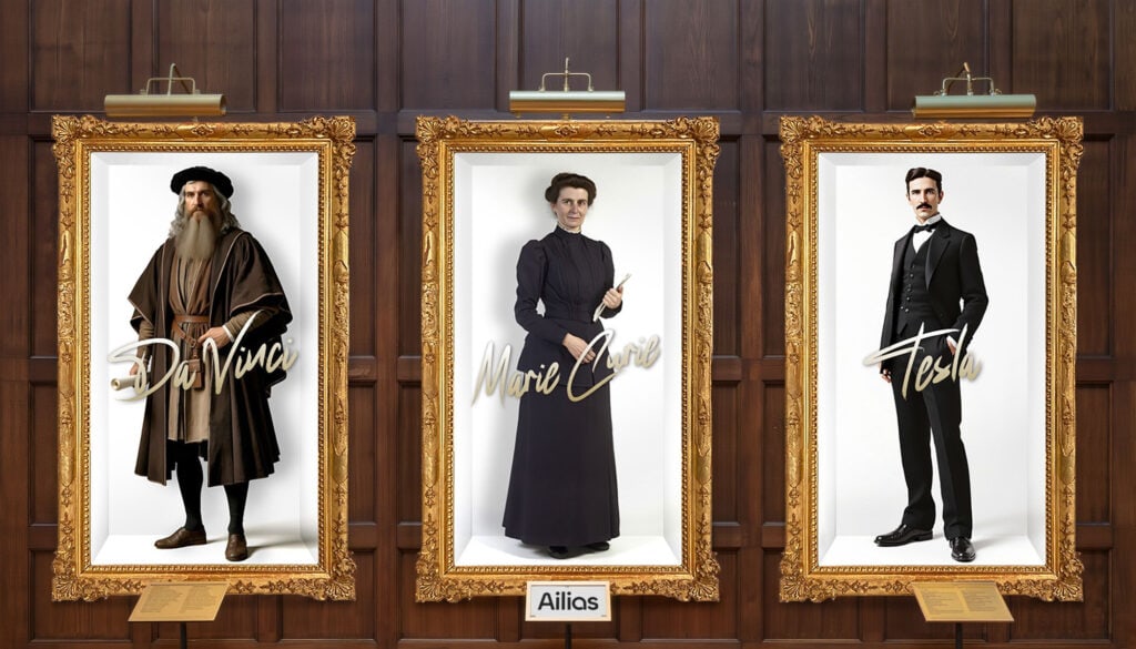 Ailias arma avatares holográficos 3D conversacionales de personajes históricos