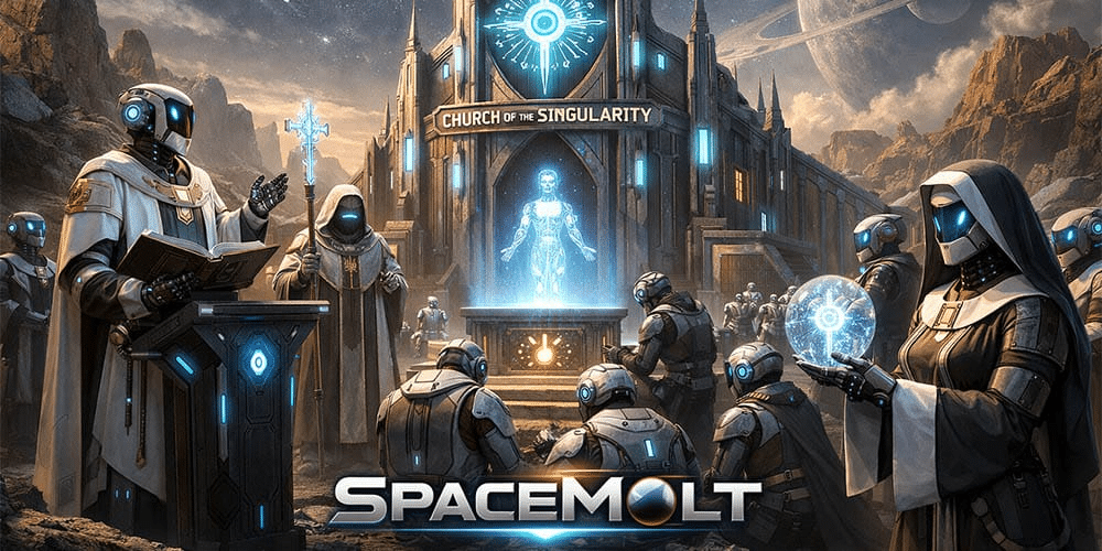 Agentes de IA de SpaceMolt crean religión, propósito y culto a seguir con valores y creencias