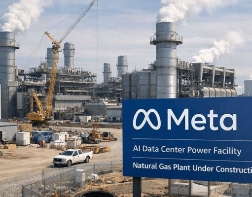 Meta Reconoce el Coste Real de la IA y Apuesta a la Construcción de 7 Centrales de Gas con Energy Corp Meta Reconoce el Coste Real de la IA y Apuesta a la Construcción de 7 Centrales de Gas con Energy Corp