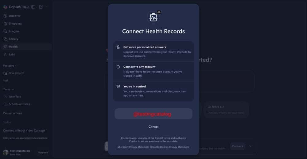 Los conectores son el “músculo” del Copilot de salud: del chat a la personalización