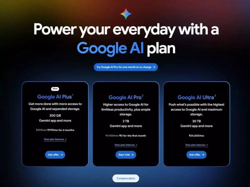 Almacenamiento en Google AI Plus: 200 GB para Fotos, Drive y Gmail