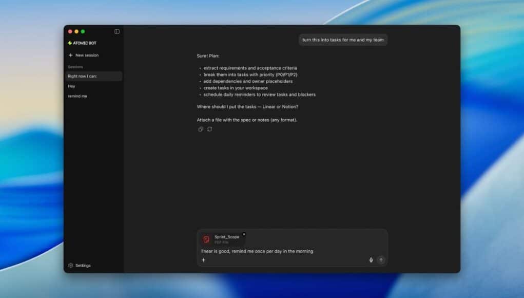 Atomic Bot Ejecuta un Modelo de IA Basado en OpenClaw, de Forma Local y Sin Restricciones Atomic Bot Ejecuta un Modelo de IA Basado en OpenClaw, de Forma Local y Sin Restricciones