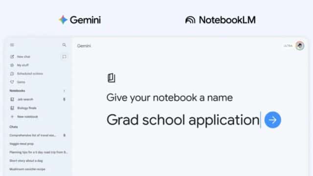 Gemini Presenta Nuevos ‘Notebooks’ para Organizar Chats y Archivos con NotebookLM Gemini Presenta Nuevos 'Notebooks' para Organizar Chats y Archivos con NotebookLM