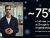 Google Afirma que el 75% del Nuevo Código Interno, Ya lo Genera la IA con Revisión Humana