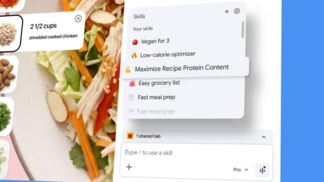 Google Añade Skills de IA en Chrome para Guardar y Optimizar tus Flujos de Trabajo Google Añade Skills de IA en Chrome para Guardar Flujos de Trabajo