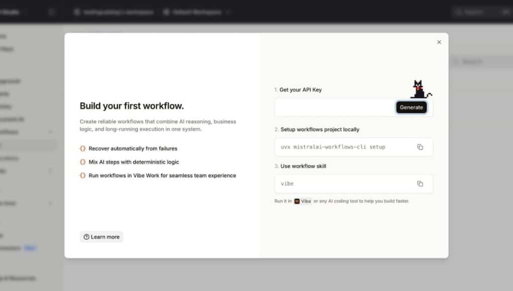 Mistral AI Estrena un Workflows en Vista Previa Pública para Empresas de IA Mistral AI Estrena un Workflows en Vista Previa Pública para Empresas de IA
