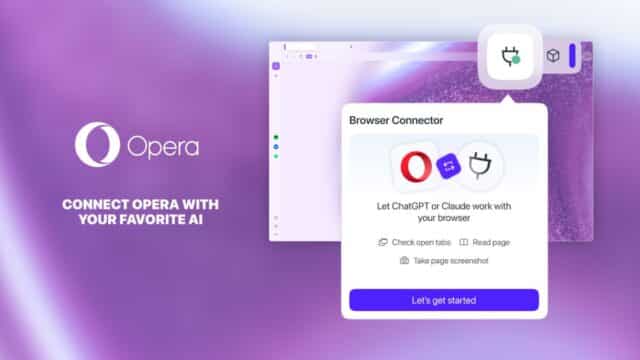Opera Browser Connector le Comparte el Acceso en Vivo de tu Navegador con ChatGPT y Claude Opera Browser Connector le Comparte el Acceso en Vivo de tu Navegador con ChatGPT y Claude