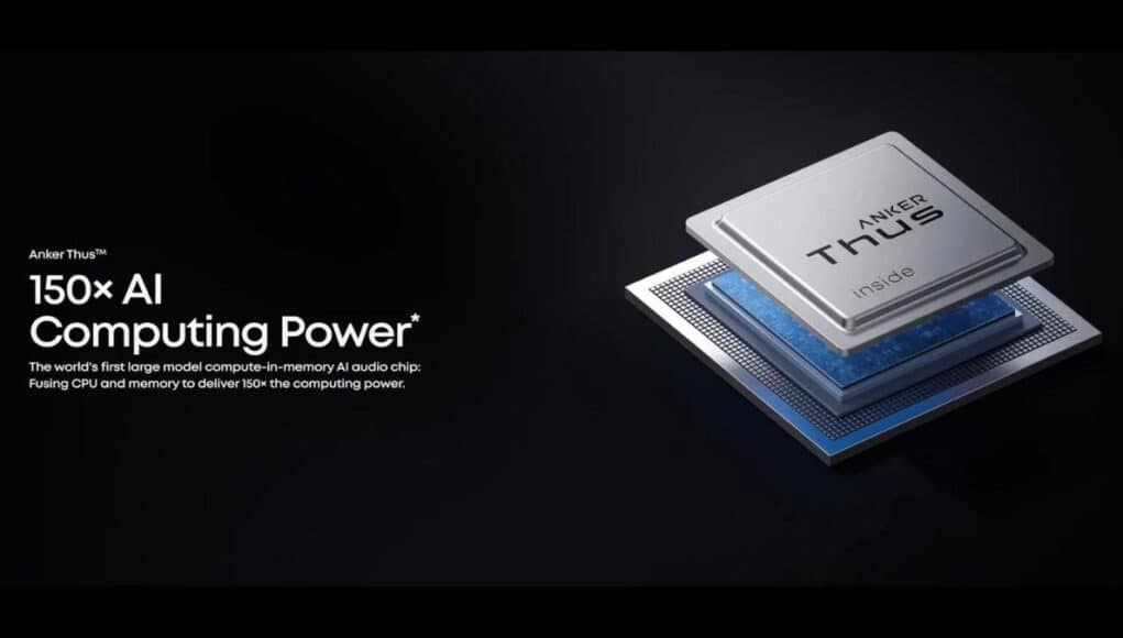 Thus, el Chip de Anker que Multiplica por 150 la Potencia en IA Local para Wereables Thus, el Chip de Anker que Multiplica por 150 la Potencia en IA Local para Wereables