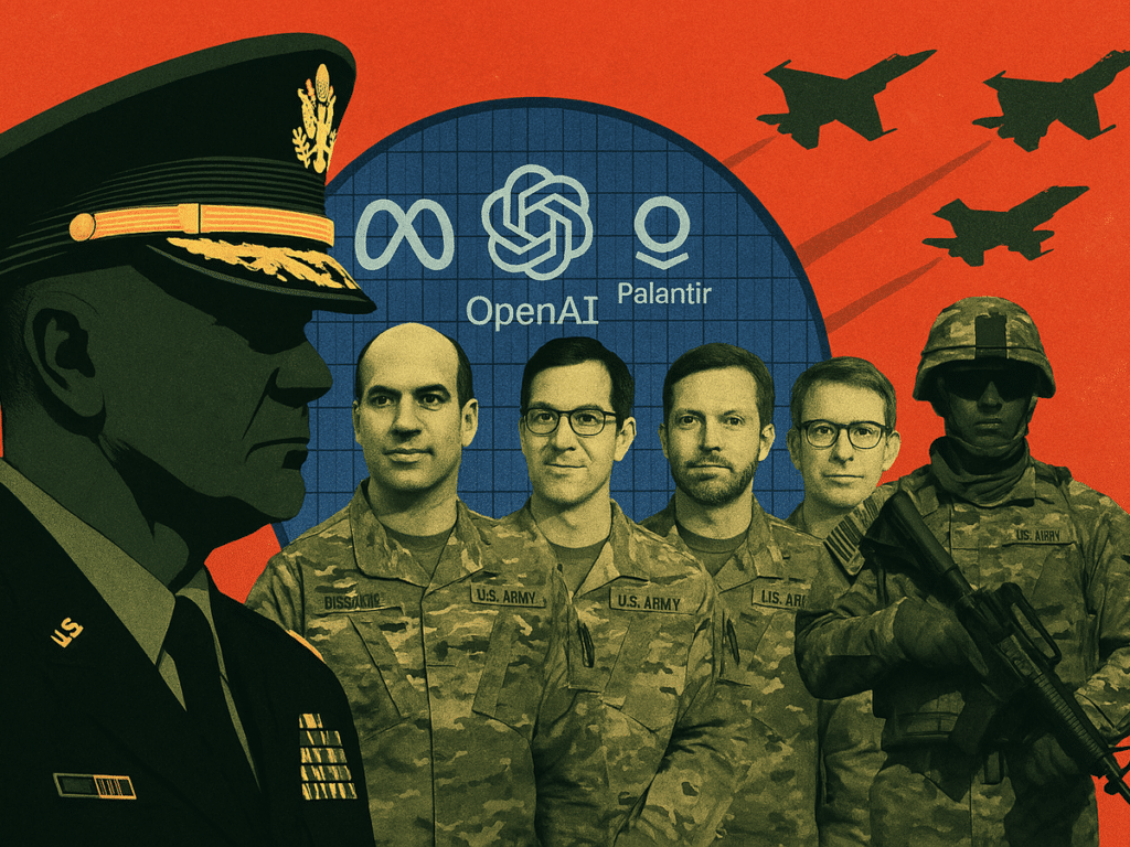 Palantir, Meta y OpenAI colocan a sus ejecutivos como tenientes coroneles del Ejército de EE. UU