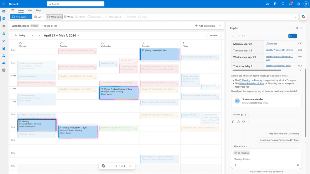 El fin de los solapamientos: la IA de Outlook reorganiza tu vida laboral