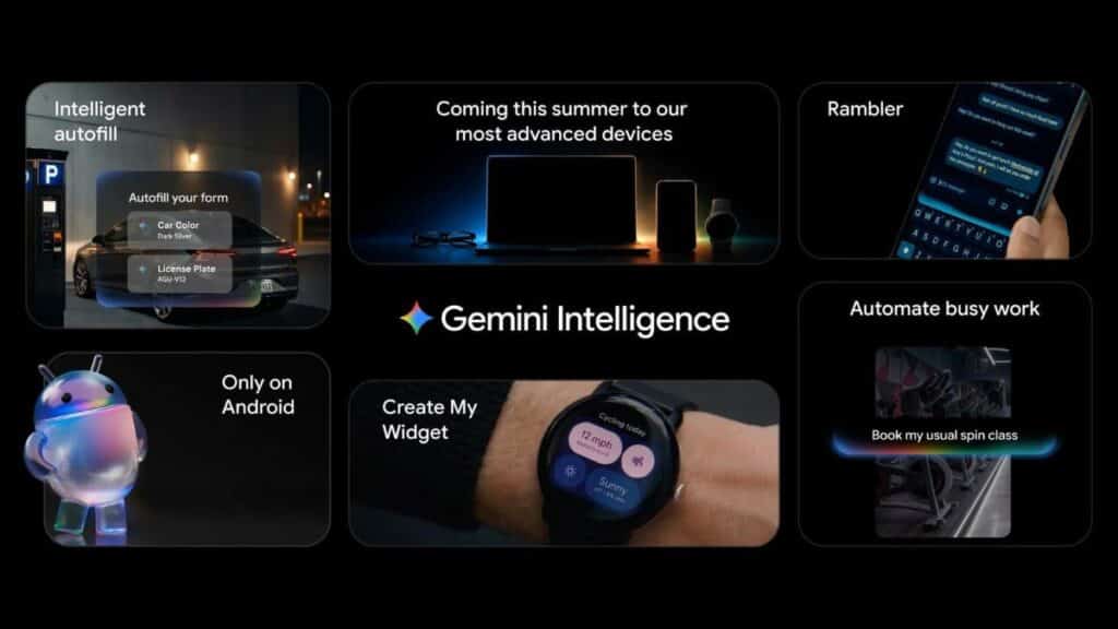 Google Apuesta por Gemini Intelligence en Android, la Nueva IA para Hacer que tu Móvil Haga cosas Solo