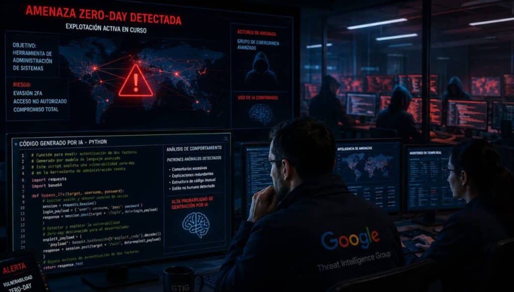 Google Detecta el Primer Ciberataque con IA que Burla la Autenticación 2FA Google Detecta el Primer Ciberataque con IA que Burla la Autenticación 2FA