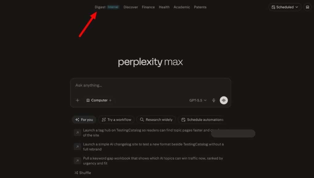 Perplexity Digest, Nueva Función de Resúmenes Personalizados Diarios con IA Perplexity Digest: Nueva Función de Resúmenes Personalizados Diarios con IA
