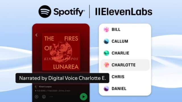 Spotify en Colaboración con ElevenLabs, Presentan una Herramienta de IA para Crear Audiolibros Spotify en Colaboración con ElevenLabs, Presentan una Herramienta de IA para Crear Audiolibros