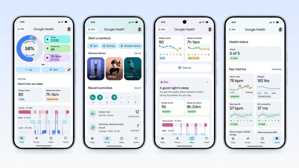 La nueva Google Health App lo aspira absolutamente todo