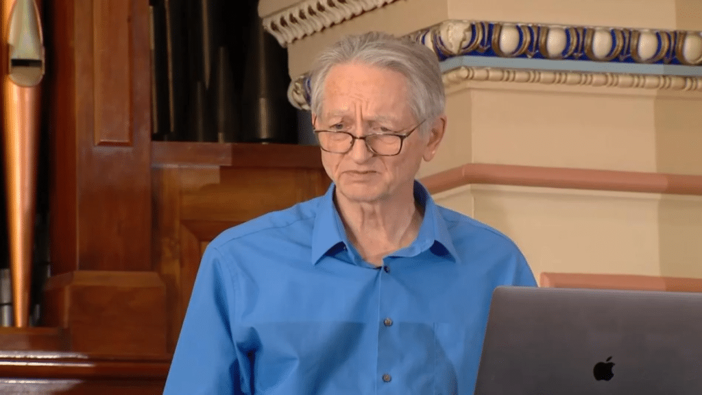 Advierte Hinton que la IA podría alcanzar niveles de inteligencia iguales o incluso superiores a los humanos.