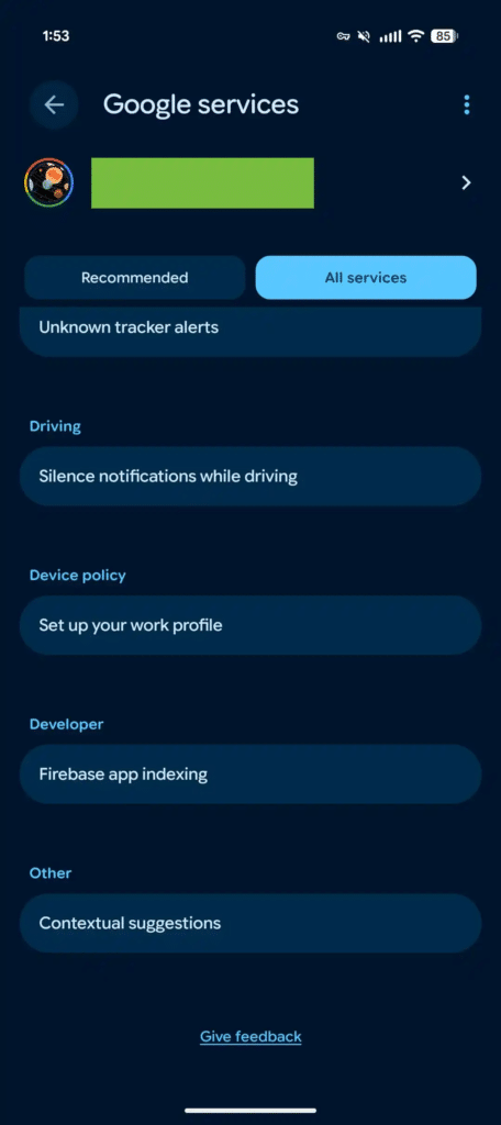 Android Contextual suggestions
