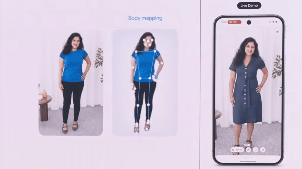 Con probador virtual impulsado por IA Google revoluciona las compras en línea