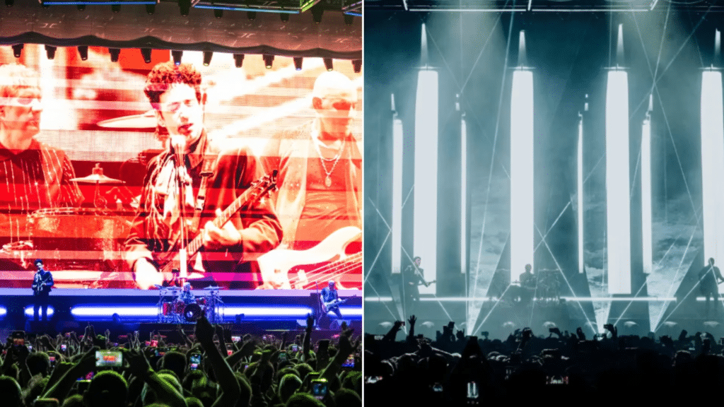 El holograma con IA reacciona a los cambios de luz que afectan a los músicos en vivo