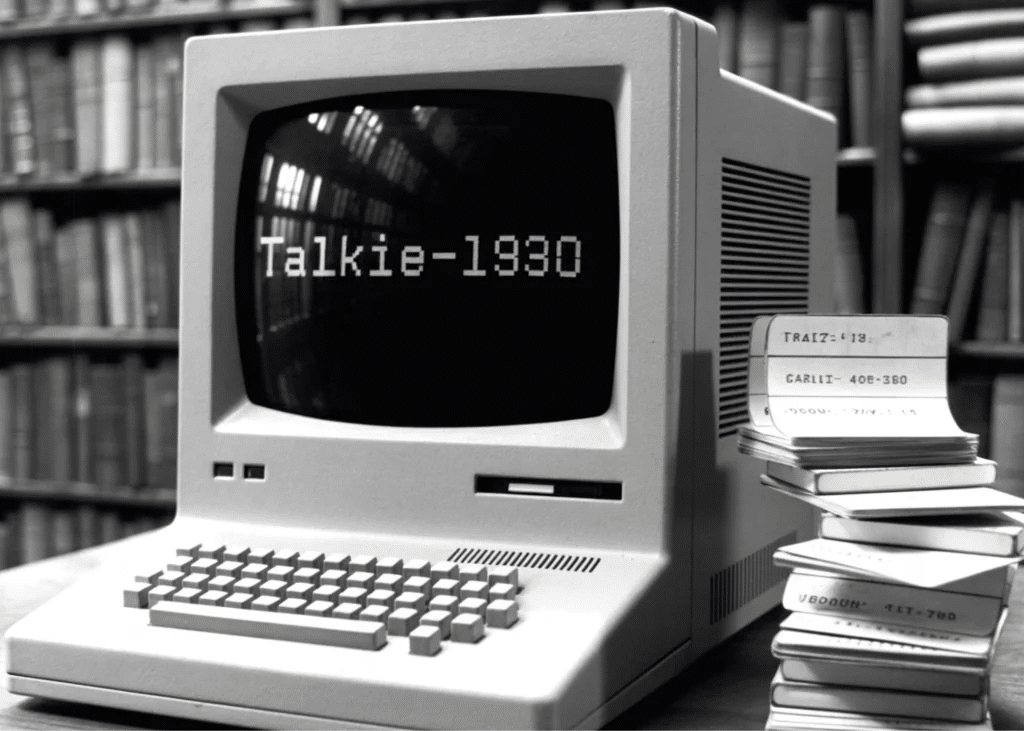 La IA bastante útil de principios del siglo XX es Talkie 1930