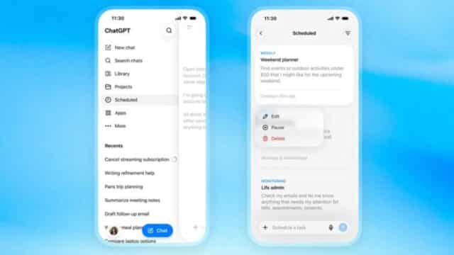 ChatGPT Ya No Solo Funciona Como Chatbot, Ahora Envía Recordatorios y Alertas Automáticas Proactivas ChatGPT Ya No Solo Funciona Como Chatbot, Ahora Envía Recordatorios y Alertas Automáticas Proactivas