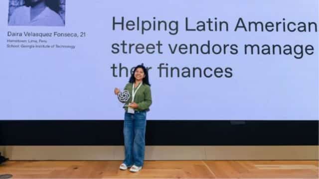 Con 21 años, Creó una IA para Ayudar a Vendedores Ambulantes y es la Única Latinoamericana Elegida por OpenAI Con 21 años, Creó una IA para Ayudar a Vendedores Ambulantes y es la Única Latinoamericana Elegida por OpenAI