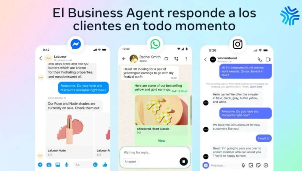 Meta Ahora Tiene un Agente Comercial con IA para Vender Más en Instagram y WhatsApp Meta Ahora Tiene un Agente Comercial con IA para Vender Más en Instagram y WhatsApp